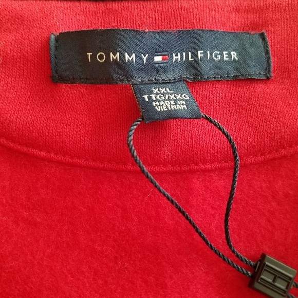 NWT Tommy Hilfiger Sneaker Dress Sweatshirt  Dress Red Size XXL - Picture 8 of 10